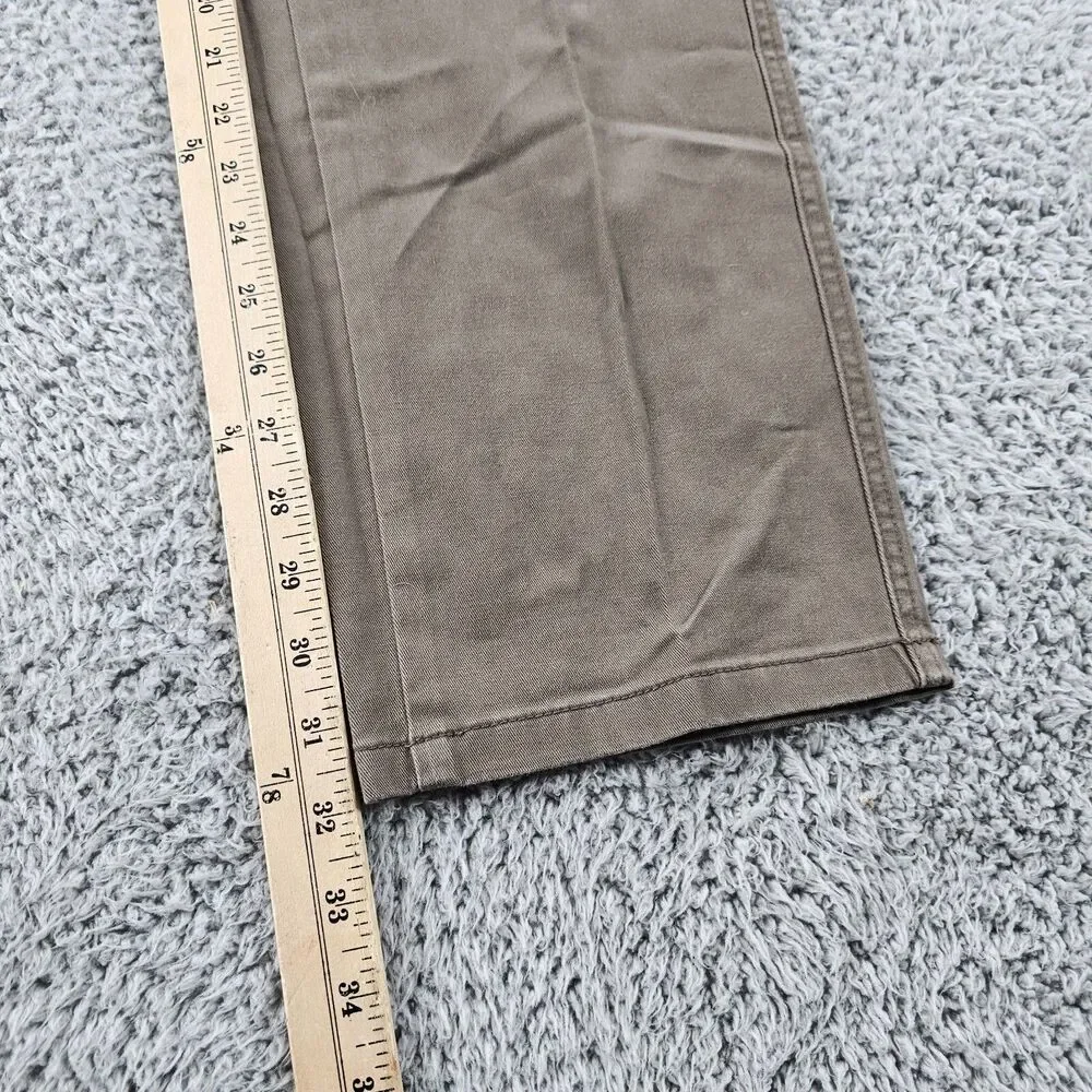 Joseph Abboud Pants 32x32 Khaki Brown Chino Comfort Stretch Preppy Casual NWT